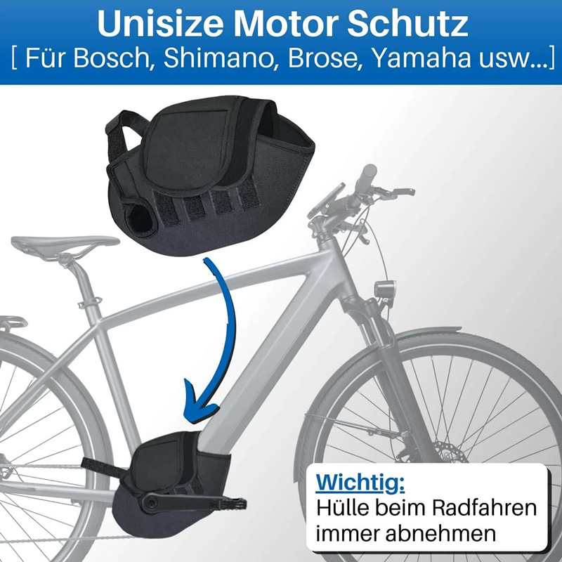 E-Bike Motorcycle Engine Protective Cover Waterproof and Dustproof Diving Material Electric Bicycle Engine Protective Gear