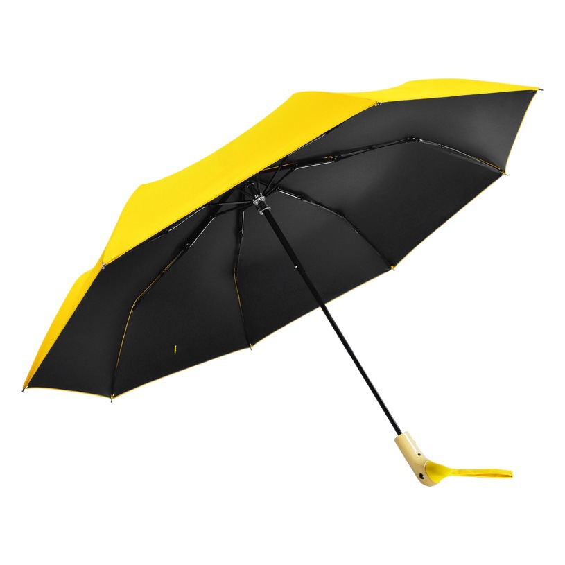 In-Stock 70% off Duck Head Umbrella with Creative Wooden Handle, Sun Protection, Dual-Use for Sun and Rain, Women's Cute Vinyl Umbrella, Vinyl Sun Protection