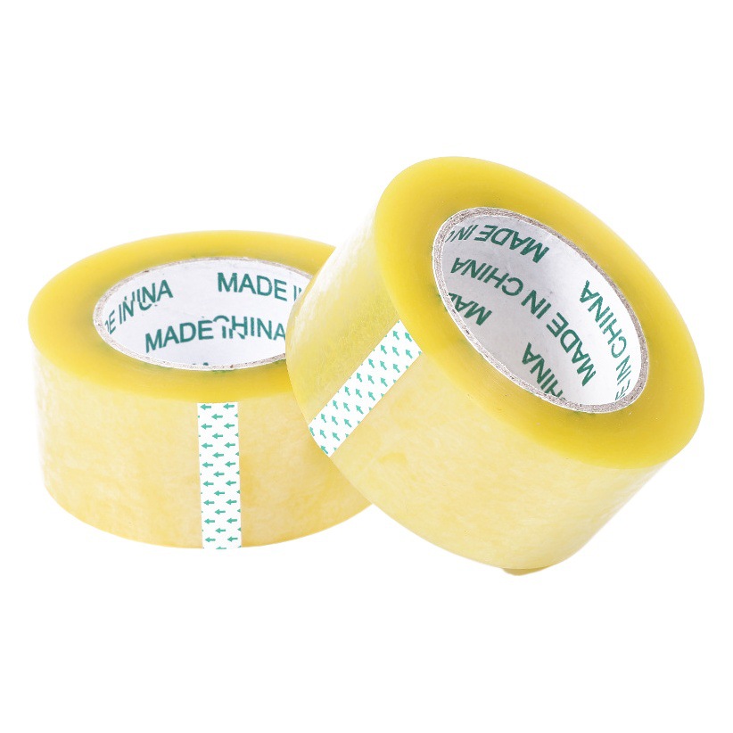 Express packaging sealing transparent tape packaging adhesive paper yellow sealing tape wholesale whole box adhesive tape source manufacturer