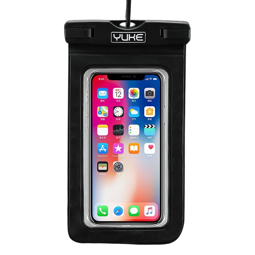Mobile Phone Waterproof Bag Beach Hot Spring Drifting Touchscreen Swimming Waterproof Fashion Protective Case Takeaway Rider Mobile Phone Bag
