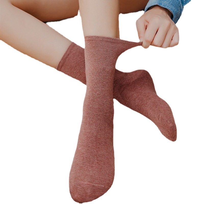 ader men's socks children autumn and winter high-top ins tide Zhuji Japanese solid color high pile socks new wholesale