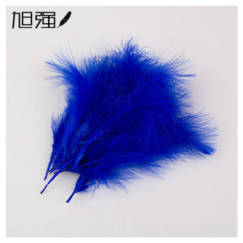 Picture of turkey feather amazon feather diy material dream catcher accessories color small feather fluffy full fleece quilt