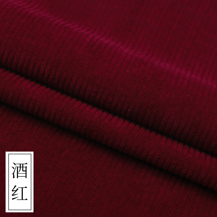 Picture of Corduroy Fabric Solid Color Corduroy Jacket Clothing Shirt Cotton Jacket Sofa Velvet Fabric Wholesale