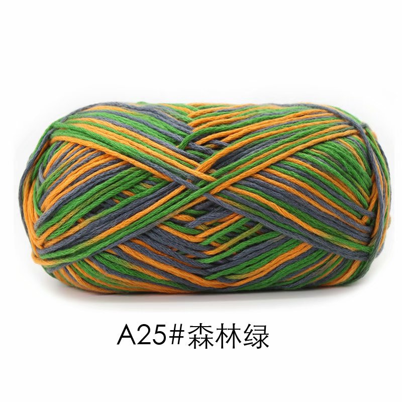 Picture of Su-velvet cotton hand-woven color wool knitting thread scarf coarse wool fancy doll coat needle sweater thread