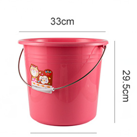Picture of Bucket Household Plastic Bucket Laundry Bucket Car Washing Bucket Student Bucket Student Dormitory Bucket Wholesale Household Lid with Lid