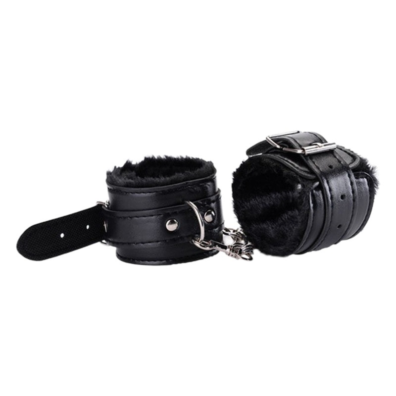 Adult Sex Toys, Leather Plush Handcuffs, Alternative Toys, Binding, Teasing, Bondage Supplies, Cross-Border Supply and Delivery