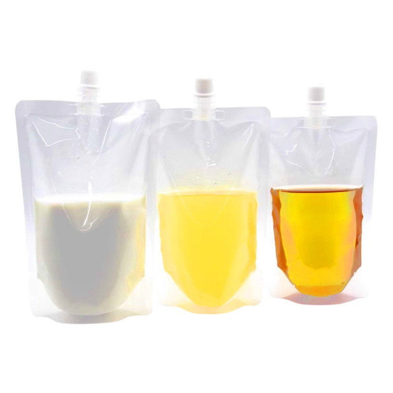 in stock wholesale food transparent concert suction nozzle bag snail powder soup bag beverage soybean milk Chinese medicine filling sub-packaging bag