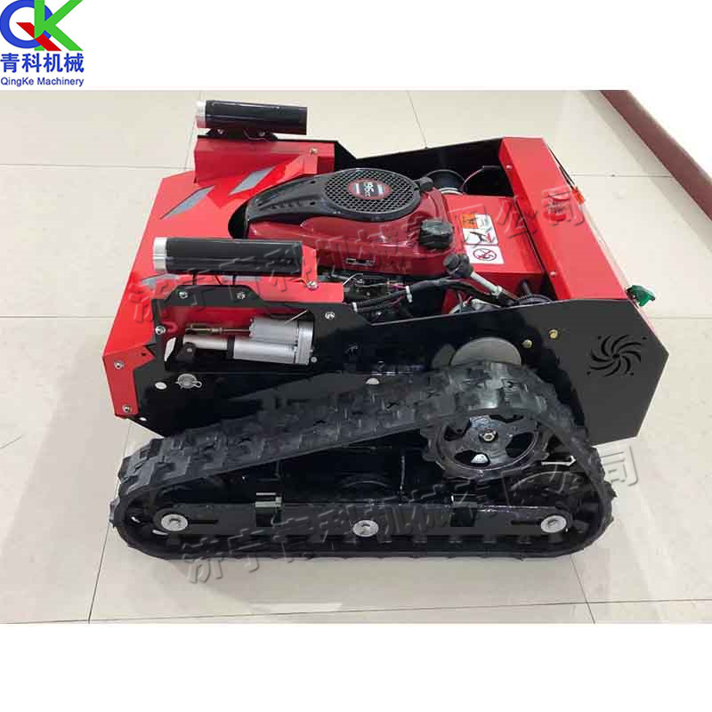 Crawler type remote control electric lawn mower orchard garden lawn trimmer portable mountain lawn mower