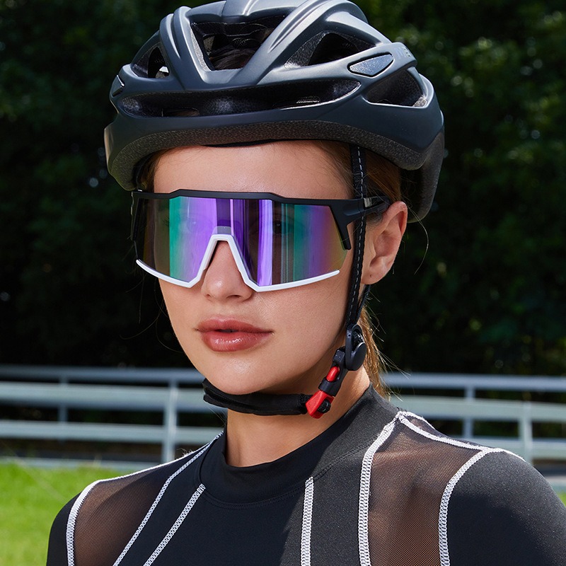 New sports cycling windproof integrated UV anti-impact anti-impact bicycle goggles dazzling sunglasses for men