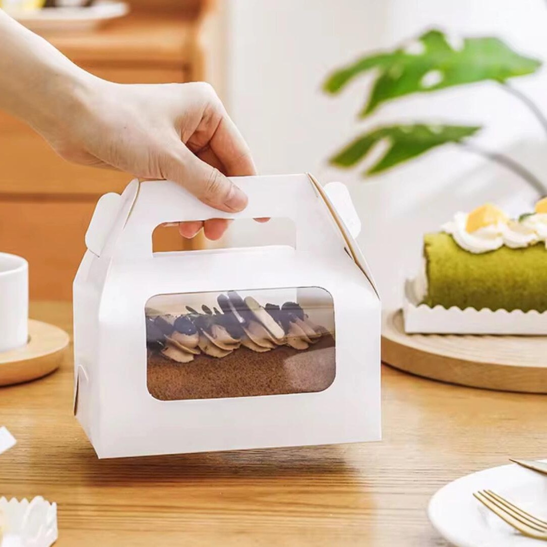 Whole Roll Dessert Packaging Box, Long Swiss Roll Packaging Box, Cake Roll Packaging Box, Pastry Mousse Towel Roll Box