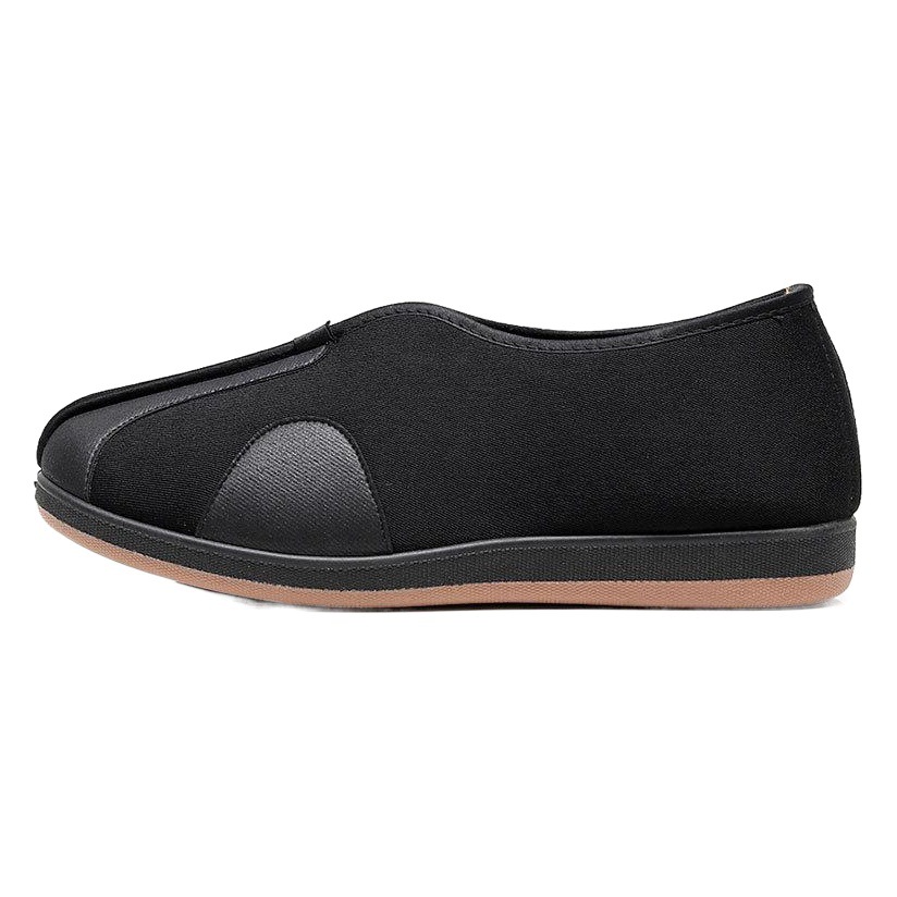 Old Beijing Cloth Shoes Men's Rubber Bottom Kung Fu Shoes Casual Shoes Ethnic Style Retro Shine Shoes Traditional Black Cloth Shoes Cloud Toe Shoes