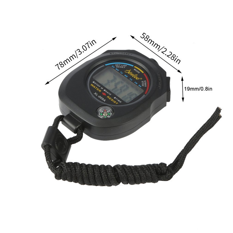 Picture of Stopwatch Timer Digital Stopwatch Two-Track Stopwatch Referee Sports Fitness Equipment Waterproof Digital Watch 009A