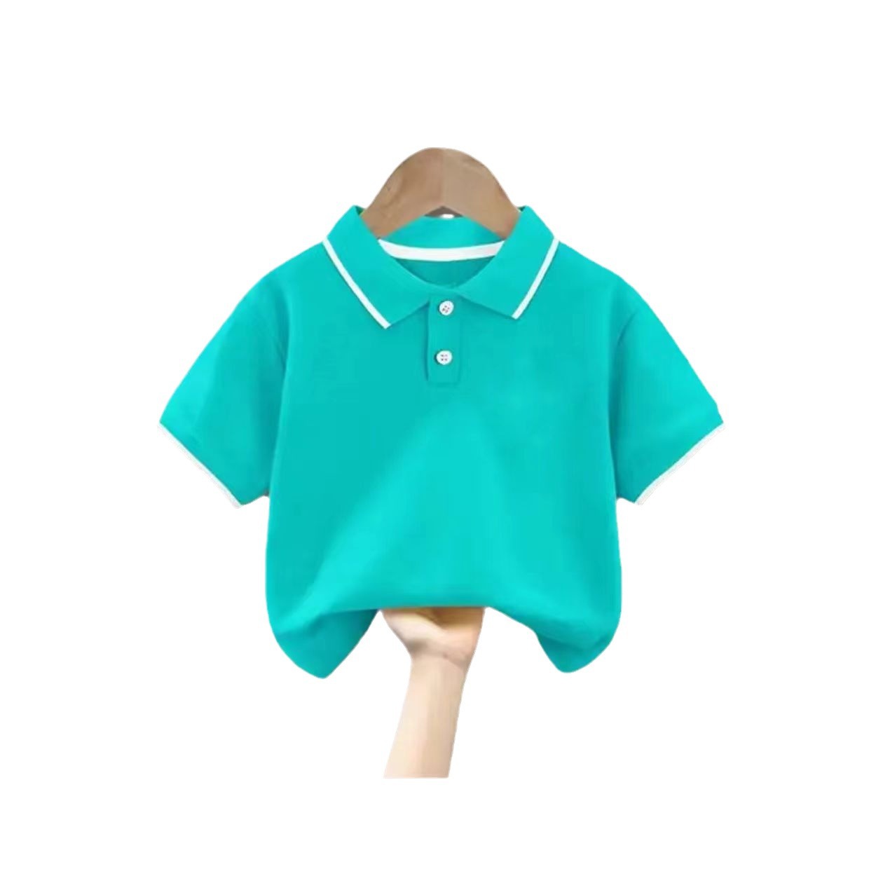 Picture of Children's Wear Boy's Cotton Short-sleeved POLO Shirt 2024 Summer New Mid-large Children's Baby Half-sleeved Children's Breathable T-shirt
