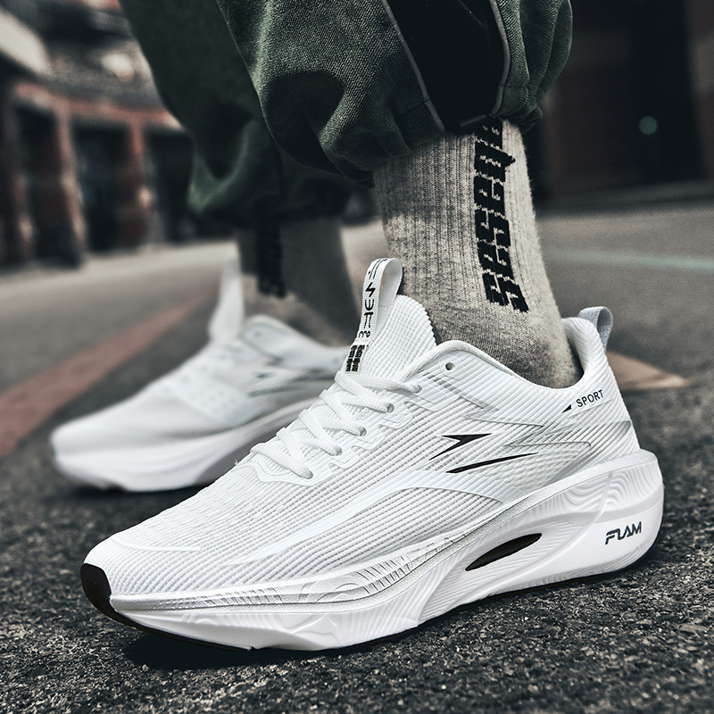 New Professional Carbon Plate Ultra Light Rebound Casual sneaker Autumn Men's and Women's Physical Test Training Shoes Comfortable Running Shoes