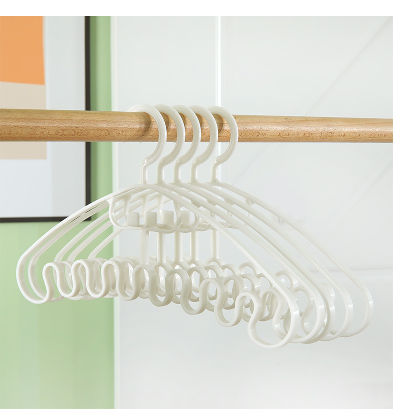 Picture of Wave Sling Hanger Hanging Clothes Traceless Home Student Dormitory Non-slip Multi-functional Hanging Clothes Support Tie Underwear Storage