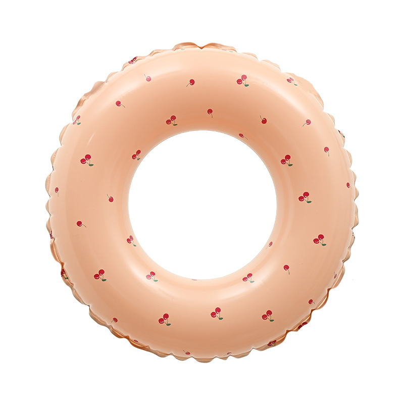 Picture of Factory wholesale thickened children's striped adult swimming ring inflatable underarm ring net red floating ring double airbag swimming ring