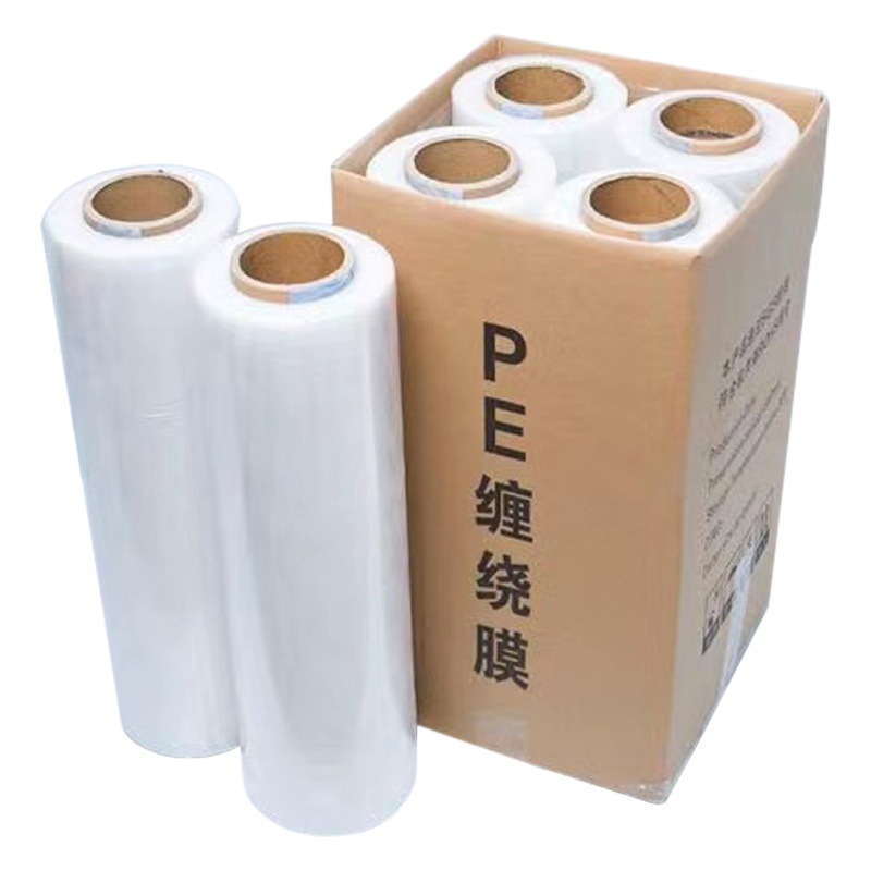 Stretching film packaging film pe commercial cling film industrial plastic film protective film packaging film stretch film large roll