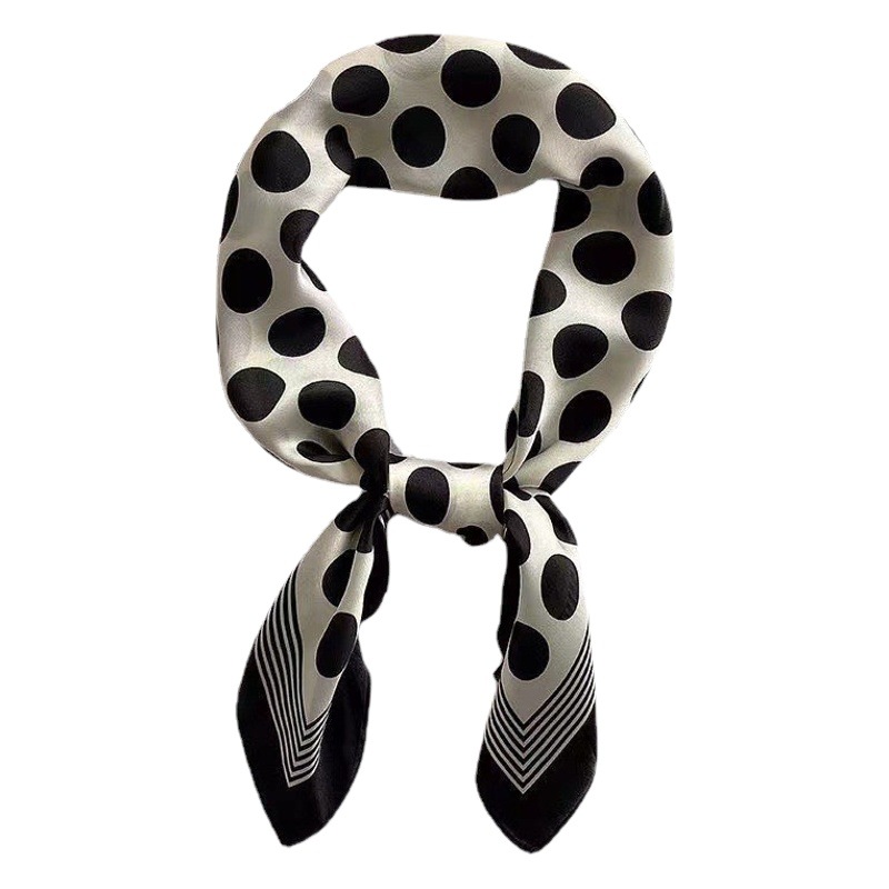 New Scarf Women's Korean-style High-end 70cm Square Scarf Spring and Summer Fashion Western-style Decorative Scarf Thin Small Square Scarf