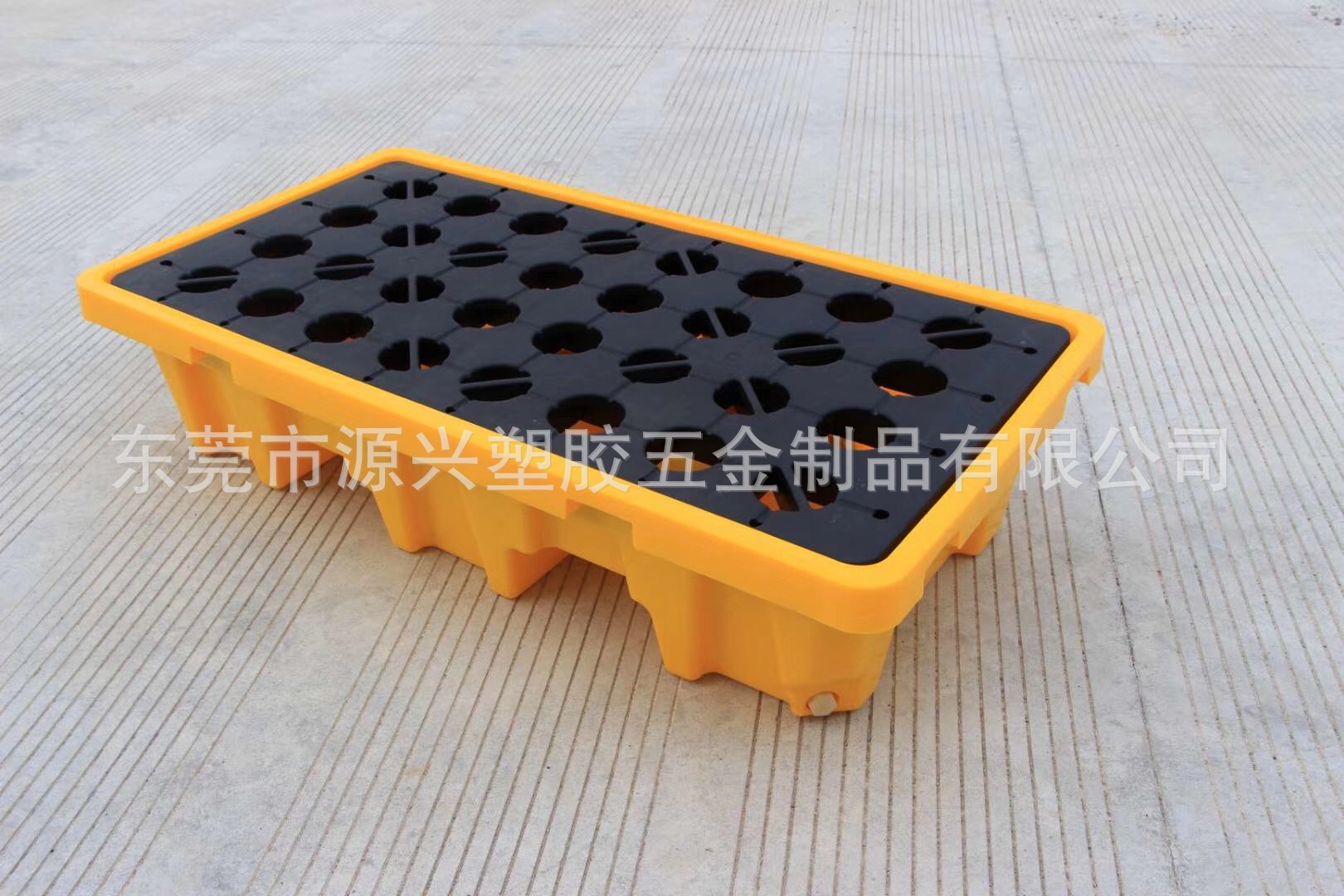 Yuanxing direct supply 130*71 * 30cm forklift turnover tray 2 barrels oil leakage prevention card board leakage platform