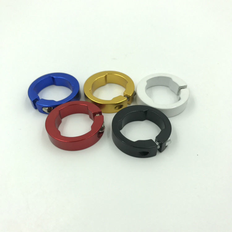 Bicycle Handlebar Cover Locking Aluminum Alloy Aluminum Ring Aluminum Ring Mountain Bike Fixed Handlebar Cover 8mm Multi-Color Aluminum Ring Cycling