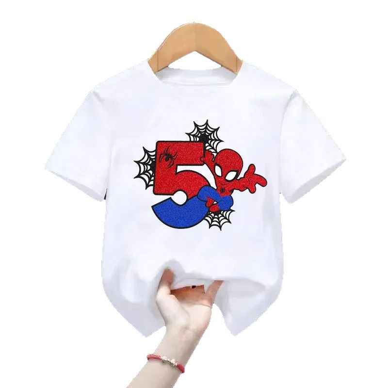 Picture of Cross-border foreign trade children's clothing fashion short-sleeved T-shirt 2025 summer new cuhk children's casual round neck T-shirt