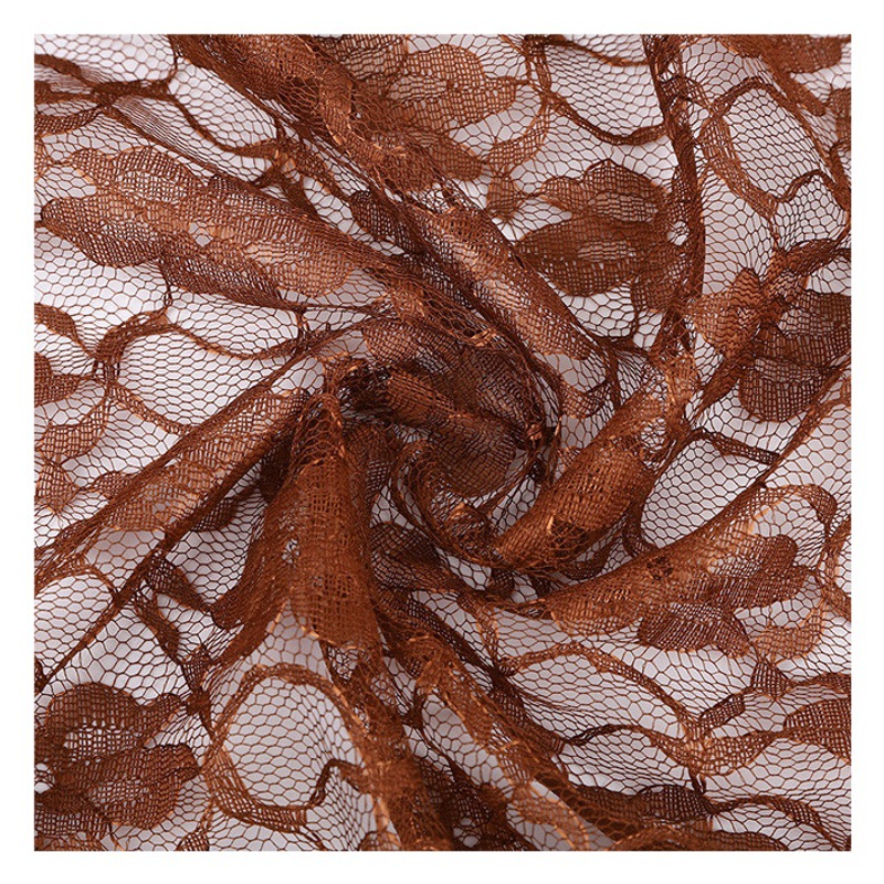 In stock polyester orchid lace fabric base shirt lace lace toy women's clothing accessories jacquard lace New