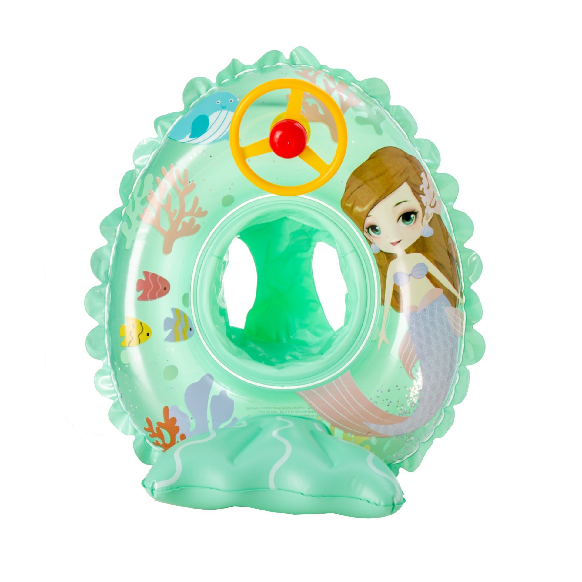 Picture of Children's swimming ring armpit ring seat ring 1-6 years old children's aircraft steering wheel inflatable Mount baby 2 boys and girls