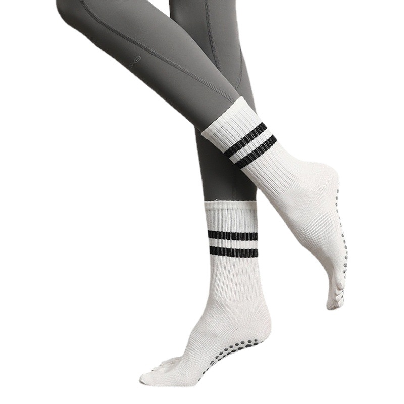Cross-Border Supply Five-Finger Yoga Socks, Pilates Socks, Non-Slip Pattern Dance Practice Yoga Socks, Stretching and Shaping