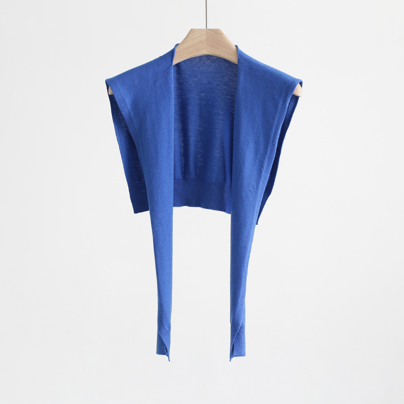 Picture of Autumn and Winter multi-color all-match knitted shawl Western style neck warm scarf clean outer wear fashionable overlapping accessories thin
