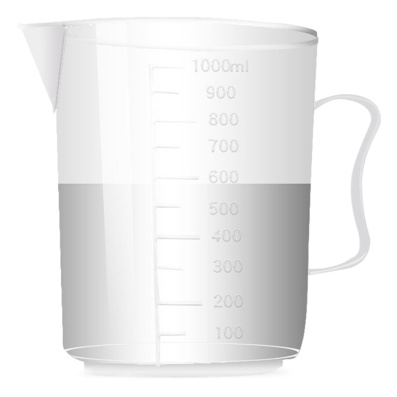 Wholesale Stock Measuring Cup ml Plastic Measuring Cup Pp Material Thickened Small Measuring Cup with Scale Beaker