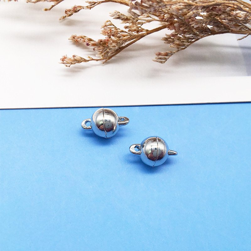 Picture of 1 magnet buckle strong fashion love spherical cylindrical diy jewelry accessories couple necklace bracelet pendant