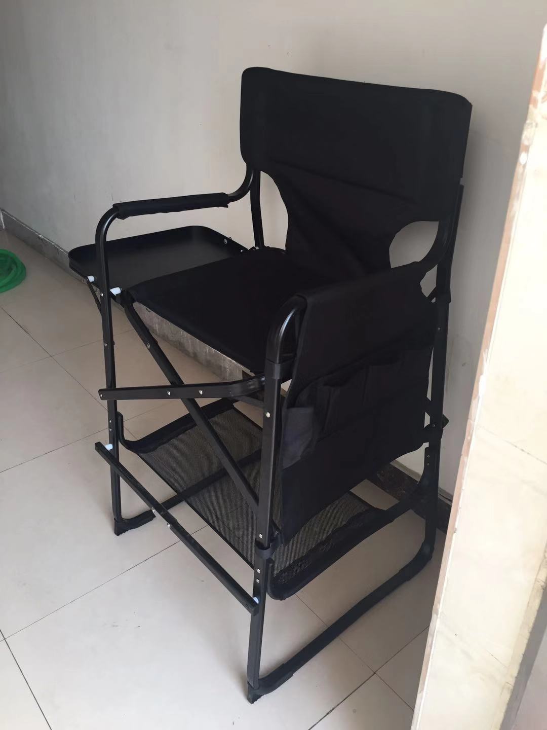 Picture of Large Director aluminum alloy chair computer leisure chair folding outdoor canvas chair beach chair office makeup chair