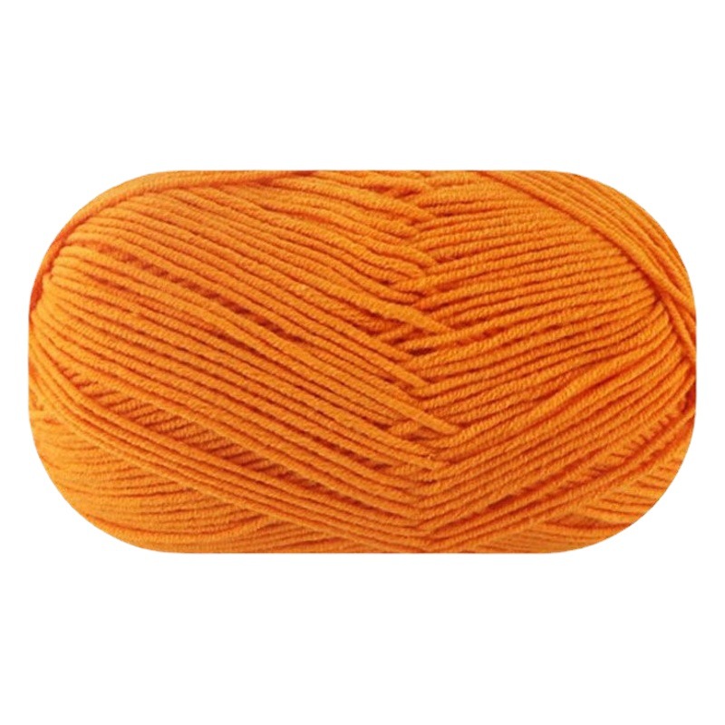 4 strands of milk cotton wool ball medium thick thread ball crochet doll scarf shoes handmade diy woven production material bag