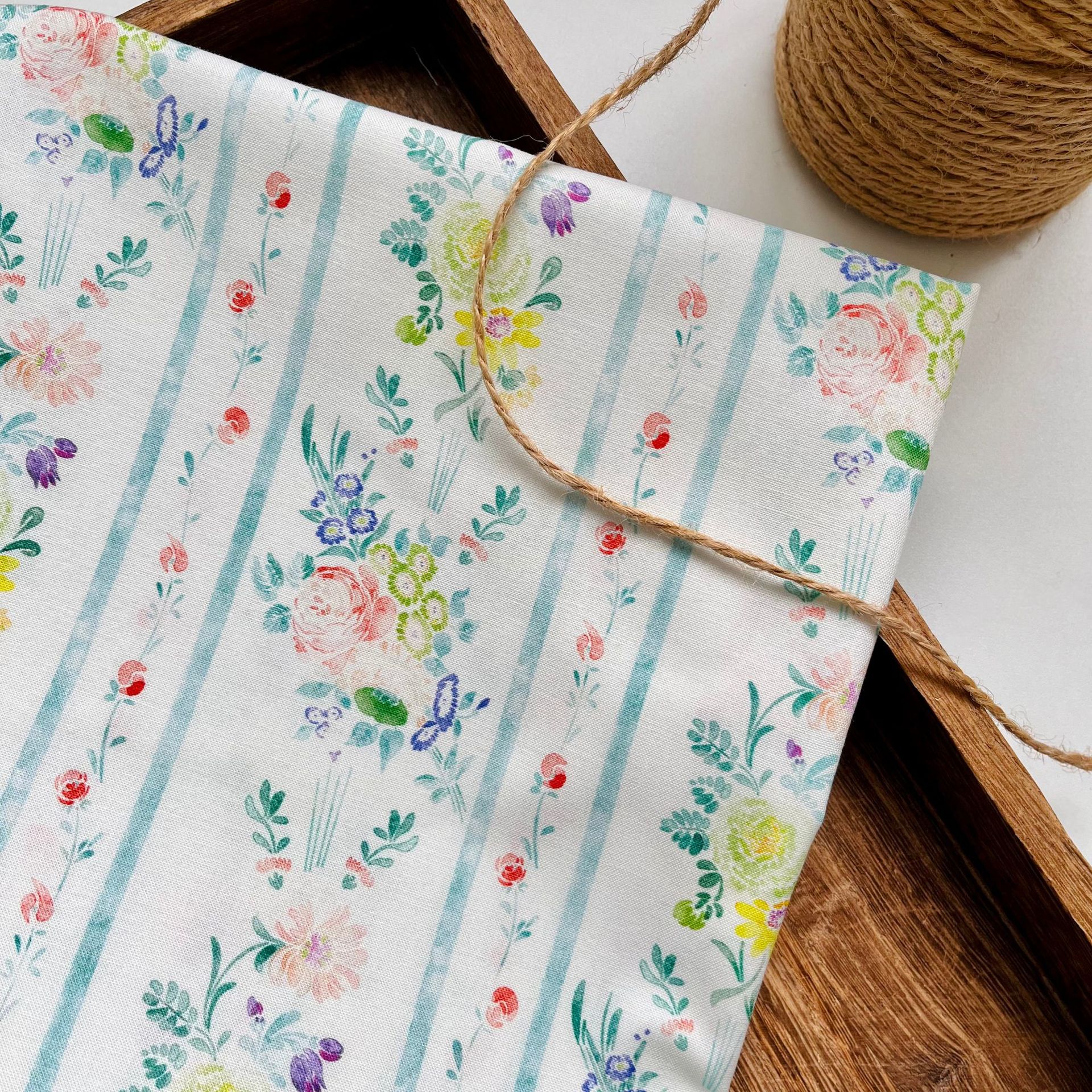 Floral Wall, 20-Count Cotton and Linen Fabric, Digital Printed Children's Clothing Shirt, Han Dynasty New Chinese Clothing Fabric