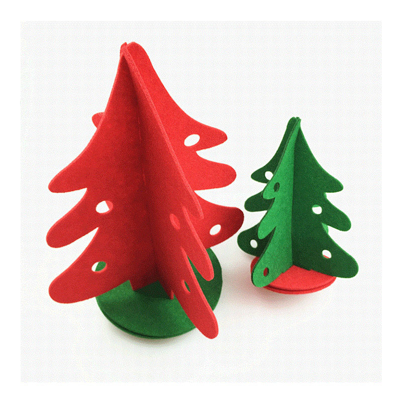 Picture of Cross-border creative felt Christmas tree three-dimensional decorations Christmas holiday dress ornaments handmade gifts