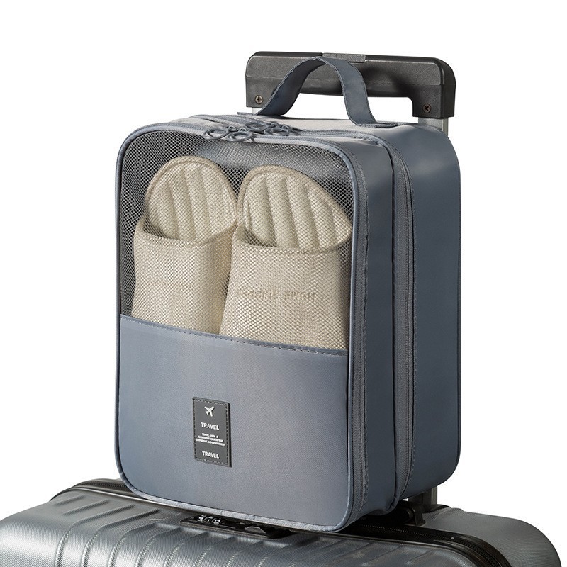 Picture of New travel storage three-layer shoe bag Oxford cloth upgrade shoe bag waterproof storage bag travel portable storage shoe bag