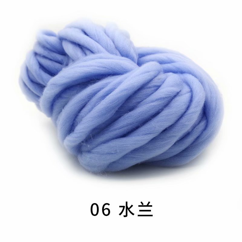 Picture of Acrylic Single-Strand Icelandic Hair, Seaweed Thread, Hand-Knitted Foot Pad, Blanket, Pet Nest, Thick Ice Strip Wool Ball