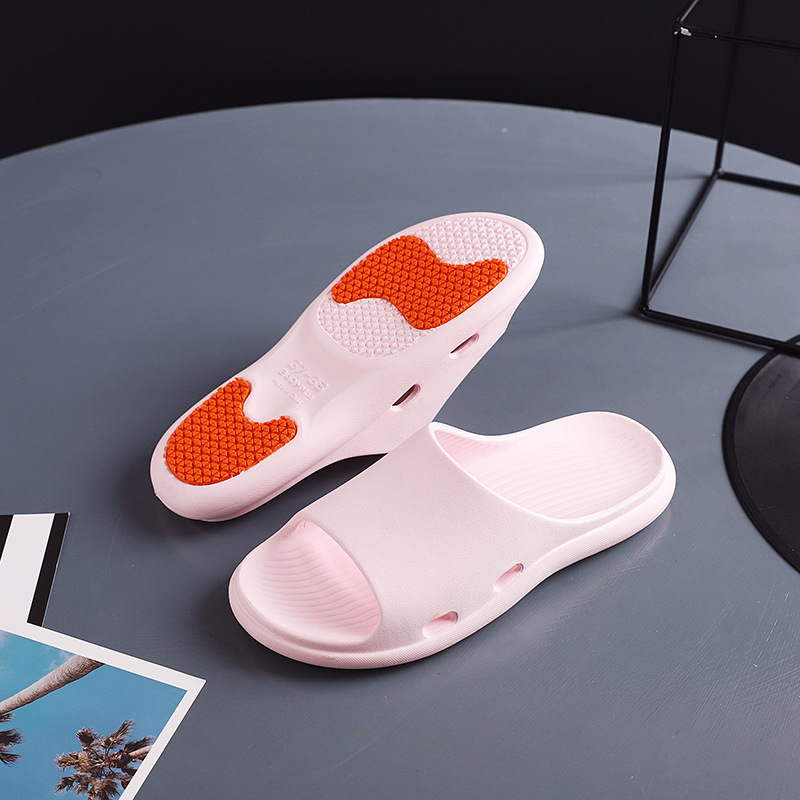 Middle-Aged and Elderly Pregnant Women Special Non-Slip Soft-Soled Slippers for Men and Women at Home in Summer Home Indoor Bathroom Bathing Slippers