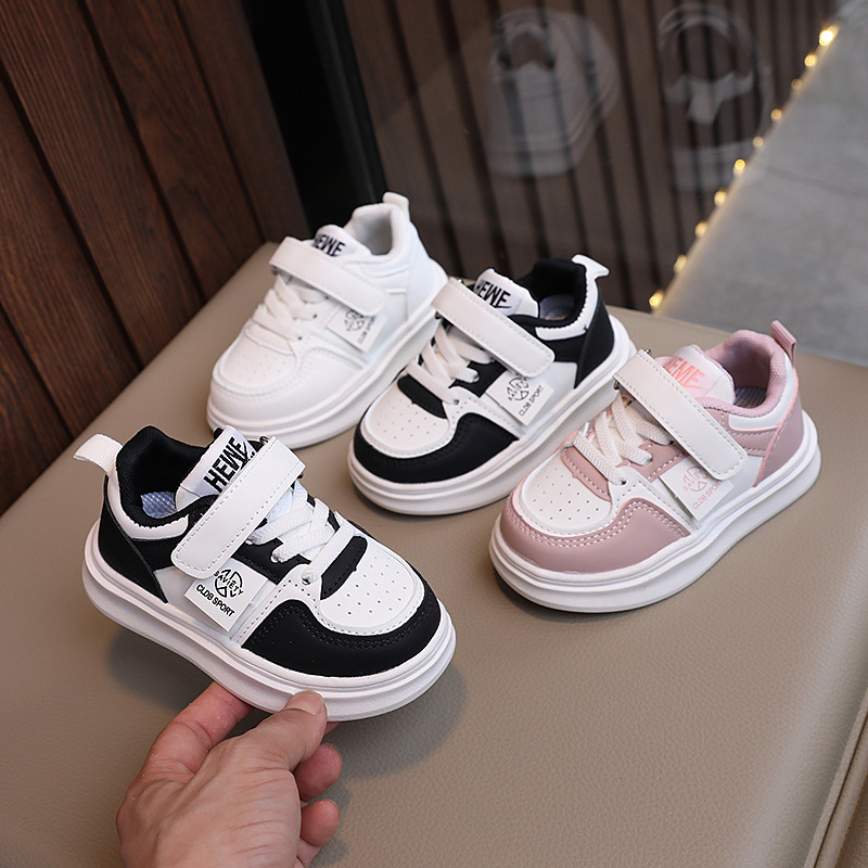 2025 Spring and Autumn New Children's Board Shoes Girls' Soft Sole sneaker Boys' Non-slip Running Shoes White Shoes Casual Shoes