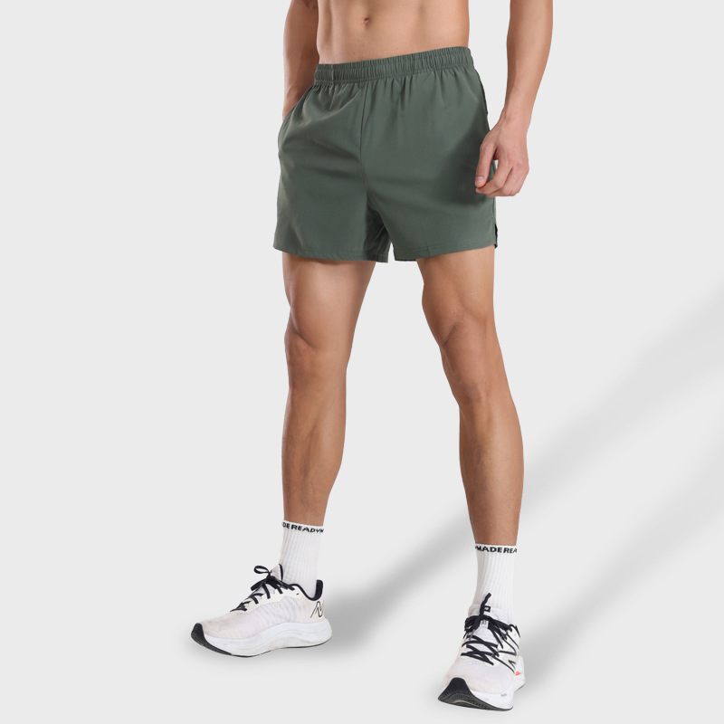 Picture of lulu quick-drying running shorts training marathon sports shorts men's breathable fitness casual three-point basketball pants