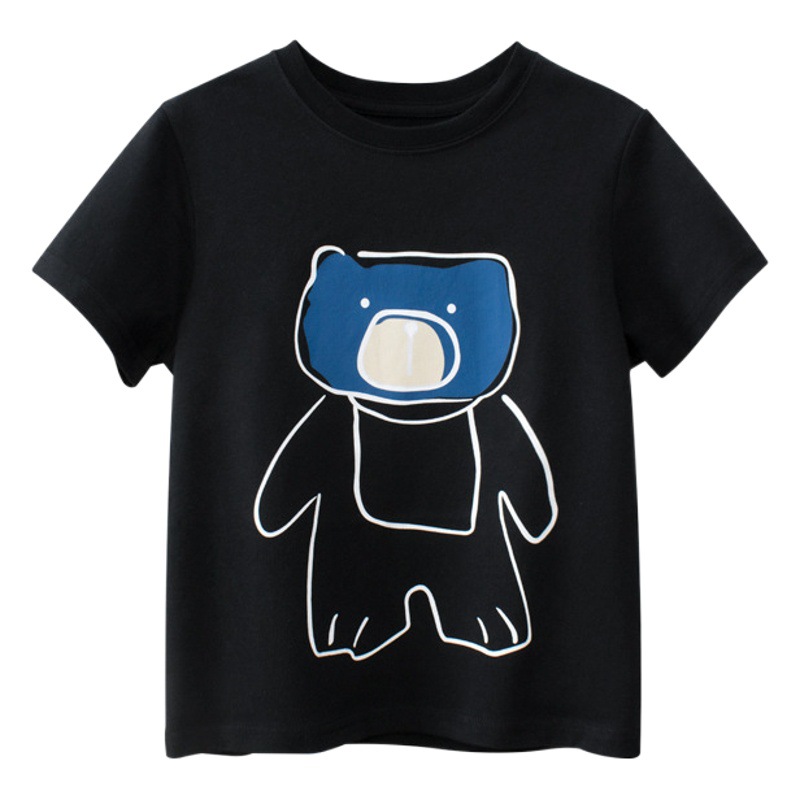 GRRR brand children's clothing summer 2024 new Korean children's short sleeve T-shirt boy T-shirt female youth half sleeve