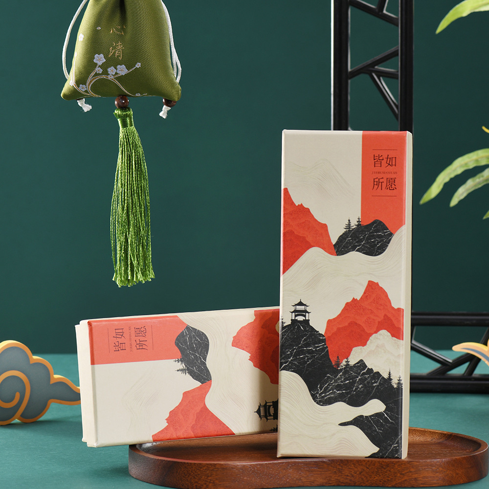 Ready-Made Paper Sachet Sachet Bookmark Gift Box Retro Design All as You Wish Gift Giving Chinese Style Car Pendant Box