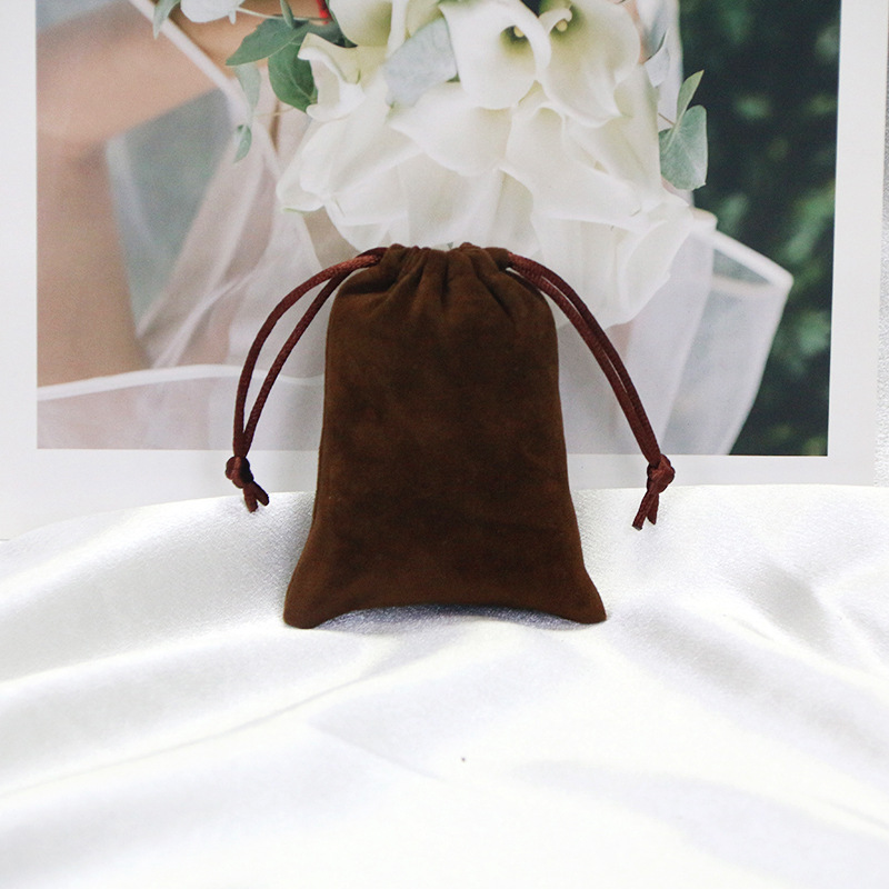 Picture of Velvet Bag Wholesale Drawstring Jewelry Bag Velvet Drawstring Jewelry Storage Bag Cloth Bag Gift Bag Simple Storage Bag