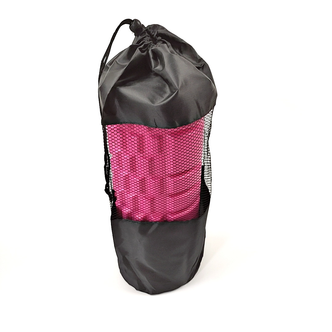 Multifunctional yoga column packaging storage bag portable bag yoga mat beam mesh bag large Oxford cloth mesh bag wholesale