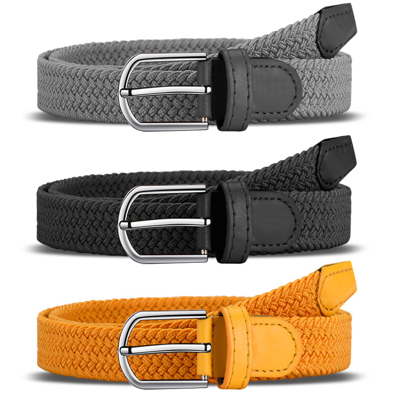 Women's Korean fashion elastic woven belt unisex student Joker decorative belt a generation of hair
