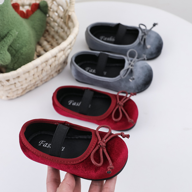 {Size 16-25} Girls' New Year's Shoes 2025 Spring New Children's Leather Shoes Women's Children's Single Shoes Soft Sole Toddler Shoes