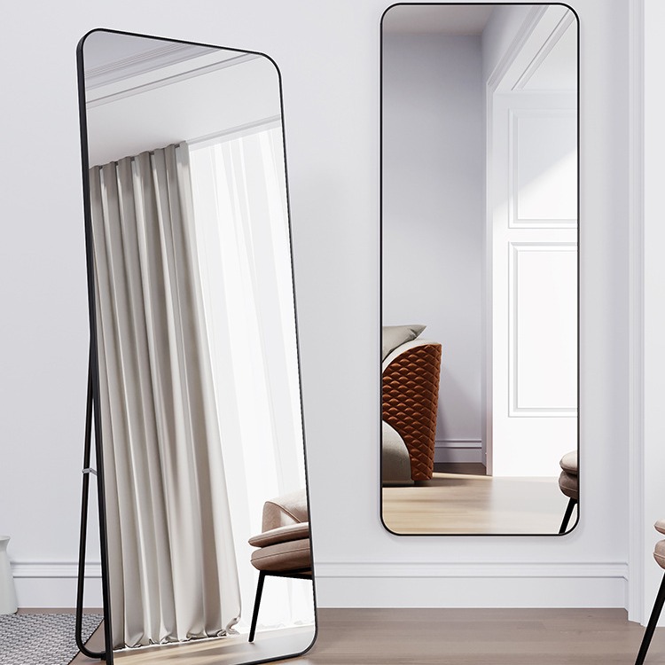 Full-Length Mirror, Floor-To-Ceiling Mirror, Home Dressing Mirror, Wall-Mounted Mirror, Girls' Bedroom Dormitory Ins Style Dressing Mirror