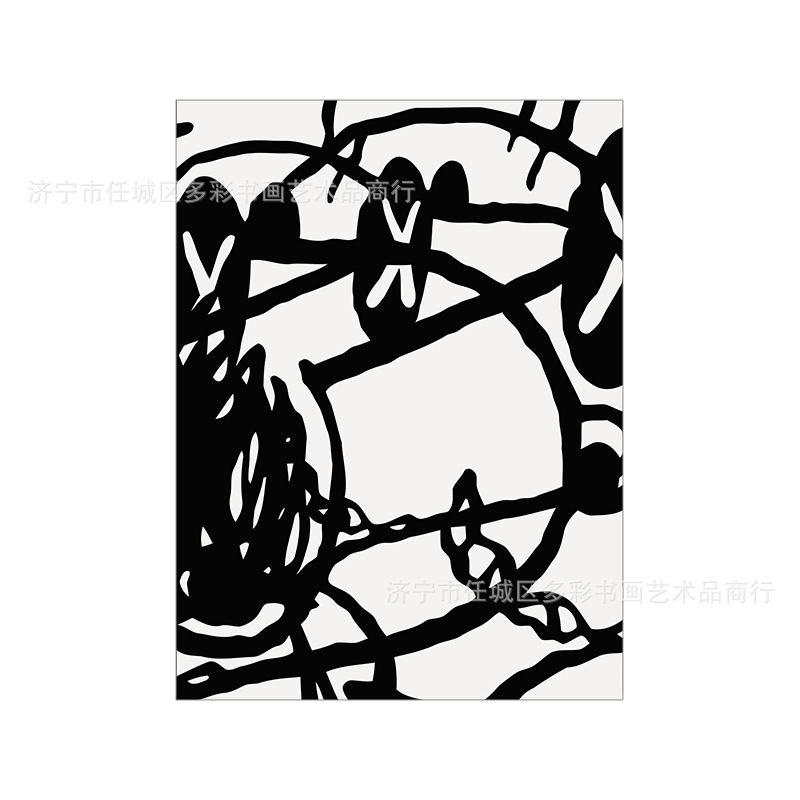 Picture of Snoopy Cartoon Children's Room Decorative Painting ins Style Nordic Style Living Room Dining Room Bedroom Cute Hanging Painting Set Table Core
