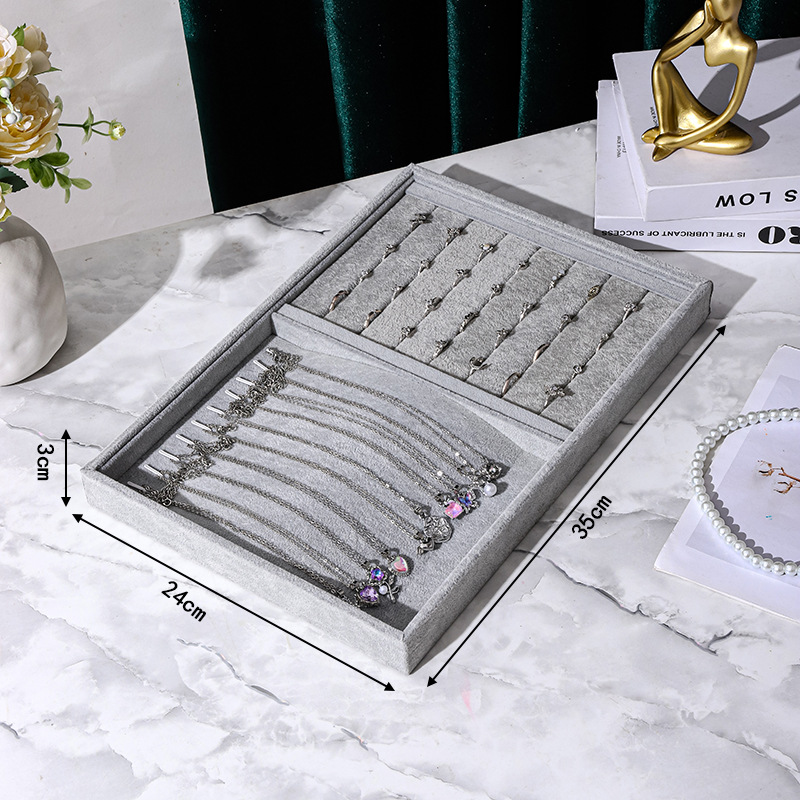 Picture of Jewelry Display Tray Advanced Necklace Rack Ring Handstring Box Bracelet Earrings Stall Bracelet Jewelry Jewelry Disc