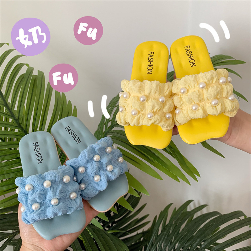 Picture of Children's Slippers New Little Princess Fairy Style Soft Bottom Non-slip Outer Dress All-match Casual Breathable Girls' Sandals